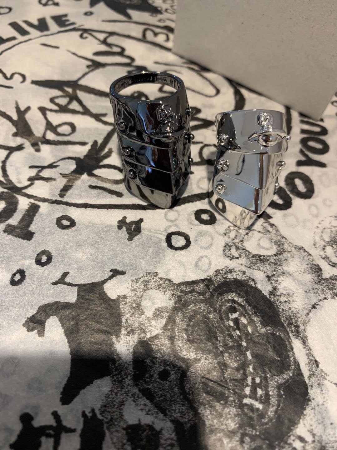 Vivienne Westwood Ring - Black and Silver